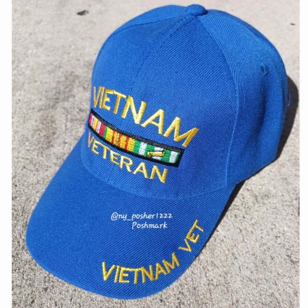 𝙉𝙔 𝙏𝙊𝙋 𝗩𝗜𝗘𝗧𝗡𝗔𝗠 𝗩𝗘𝗧𝗘𝗥𝗔𝗡 Baseball Cap Blue